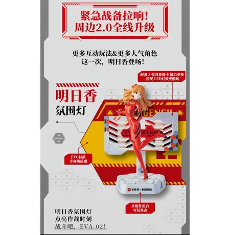 Фигурка Евангелион - Аска с экраном (Pizza Hut x EVANGELION) 20 см лицензия изображение 2