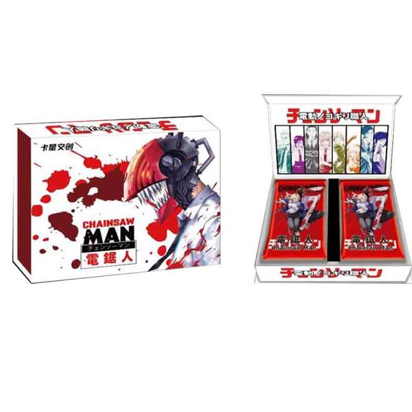 Коллекционные карточки Chainsaw Man Vol. 3 Категория Premium 3 штуки в бустере (Человек-Бензопила) изображение 2