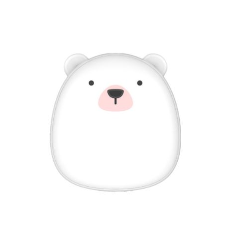 Грелка для рук Медведь, белый