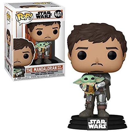 Фигурка Funko POP! Мандалорец с Грогу (Star Wars - Mandalorian with Grogu) изображение 3
