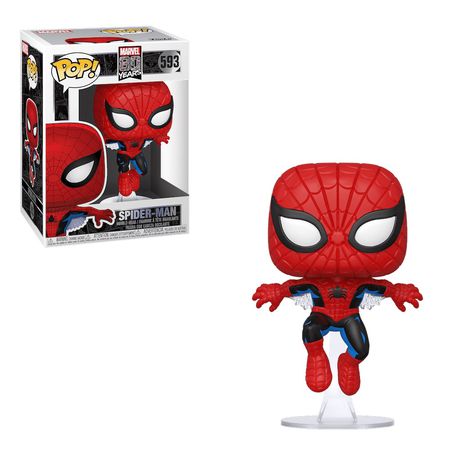 Фигурка Funko POP! Человек-паук первое появление (Spider-Man Marvel 80th)