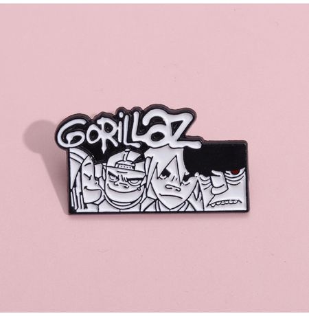 Значок Gorillaz (пин, металл)