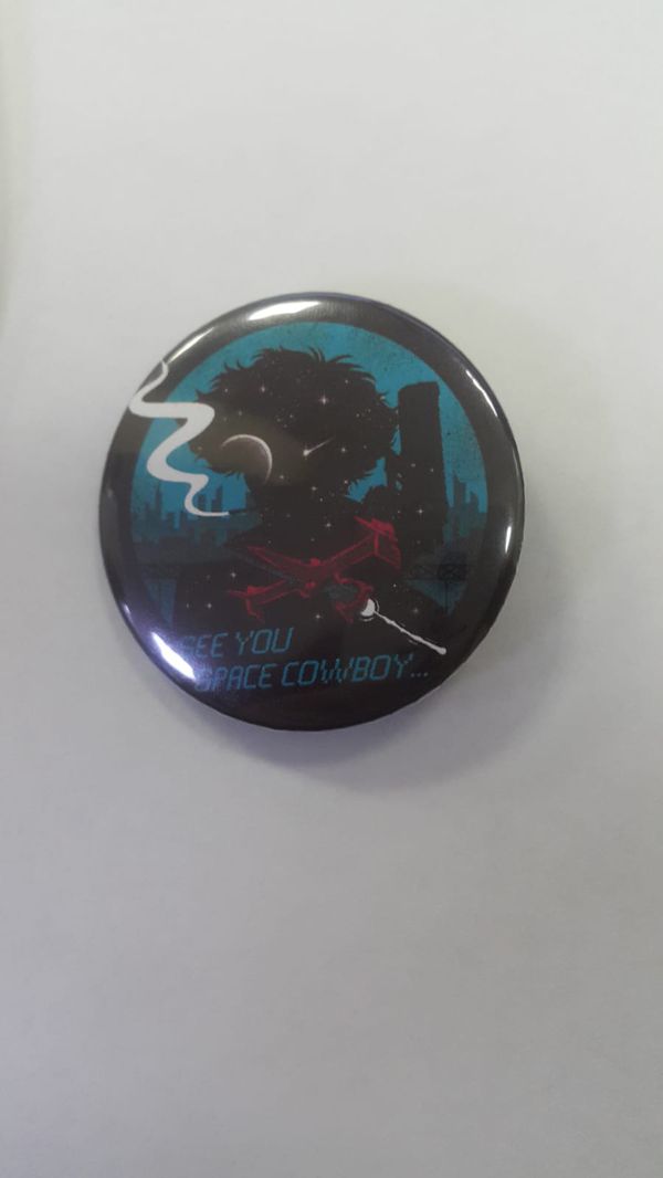 Значок Ковбой Бибоп - See you spaced cowboy, 4,5 см