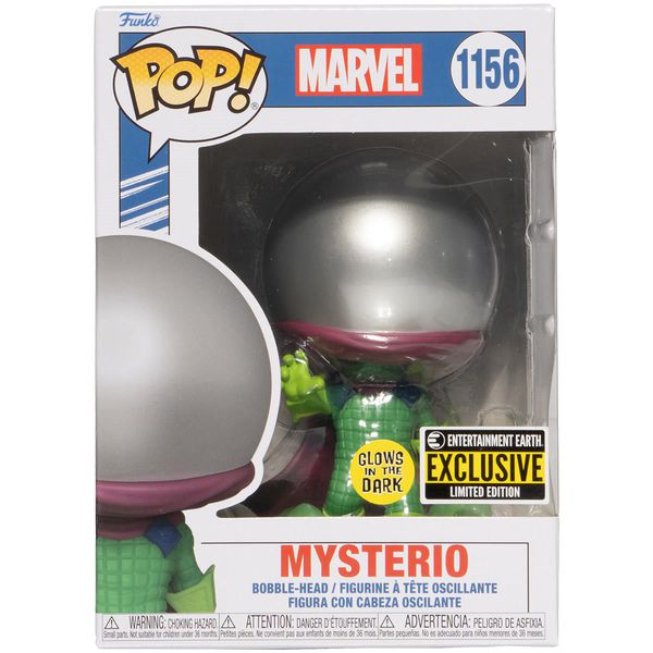 Фигурка Funko POP! Мистерио 616 - Светится в темноте (Mysterio 616 - Spider-Man) GITD EE Exclusive изображение 3