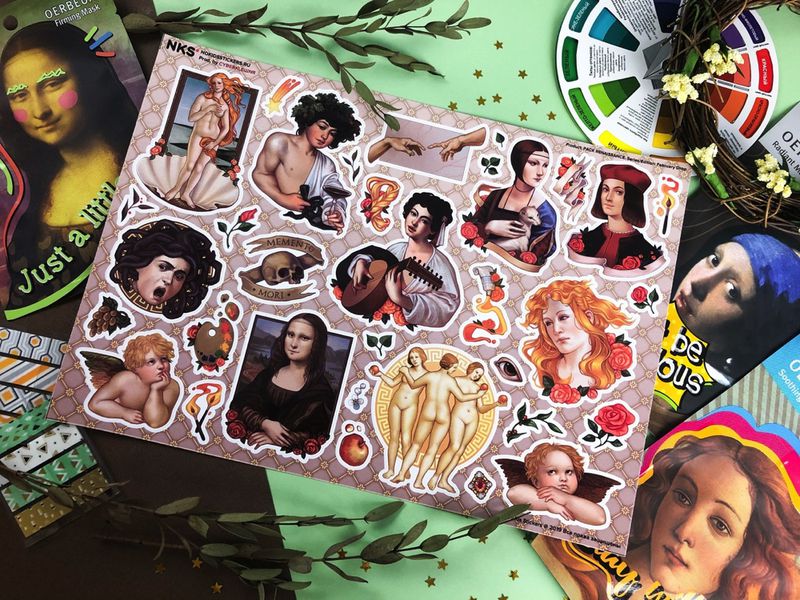 Набор стикеров Ренессанс