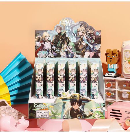 Ручка Геншин Импакт 4 случайная (Genshin Impact) в ассортименте