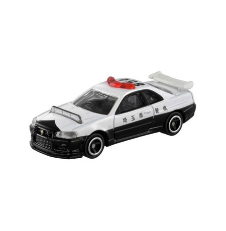 Коллекционная металлическая Die Cast модель Takara Tomy - Nissan Skyline GT-R BNR34 Police Car, 1:62 изображение 2