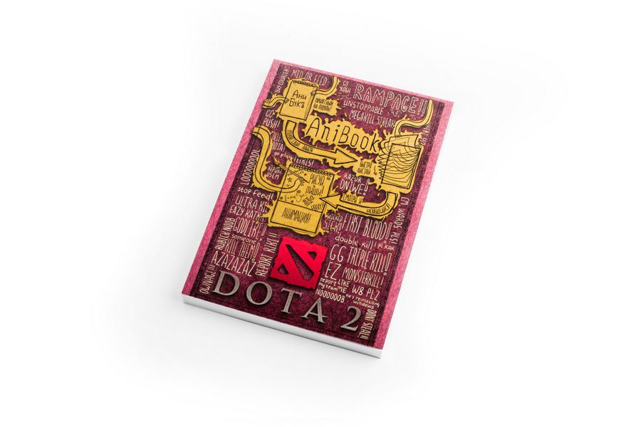 Анибук-блокнот Дота 2 (Dota 2)