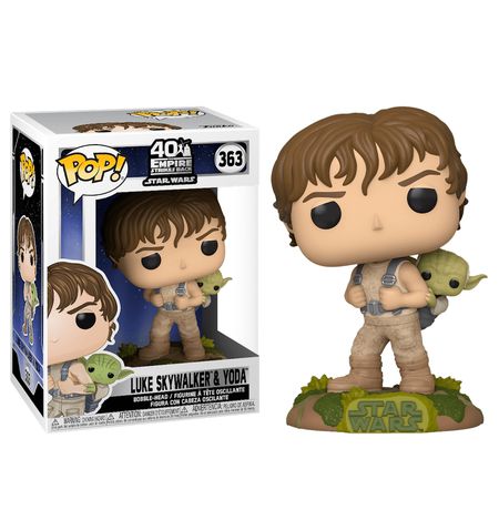 Фигурка Funko POP! Звездные войны - Люк Скайуокер и Йода (Star Wars - Luke Skywalker & Yoda) изображение 2