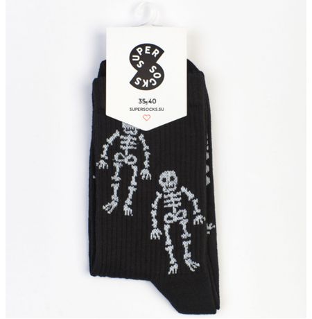 Носки SUPER SOCKS Скелетон изображение 2