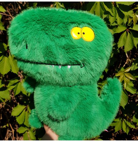 Мягкая игрушка Зелёный динозавр изображение 2