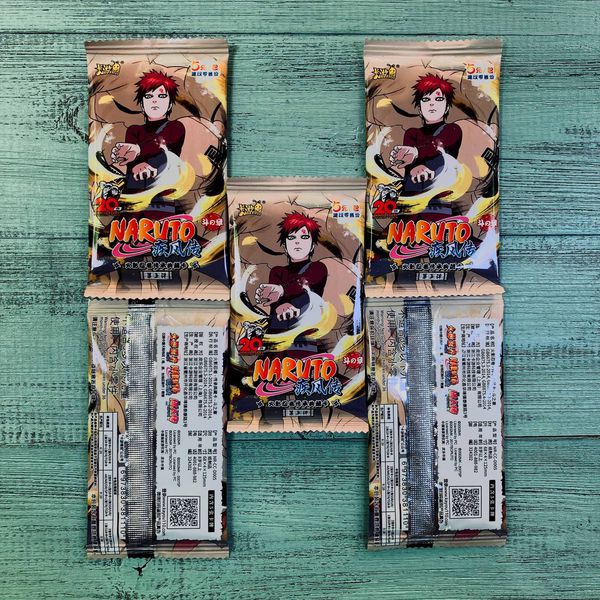 Коллекционные карточки Наруто Серия 5 Тир 3 (Naruto) Набор из 5 бустеров изображение 3