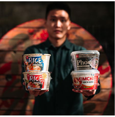 Лапша рисовая Wang со вкусом кимчи 98 г изображение 2