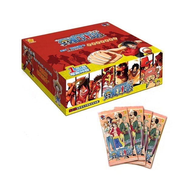 Коллекционные карточки One Piece Категория А - 5 штук в бустере (Большой Куш)