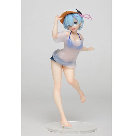 Фигурка Рем в кепке - Жизнь с нуля (Re:Zero - Rem Swimwear Version) 23 см