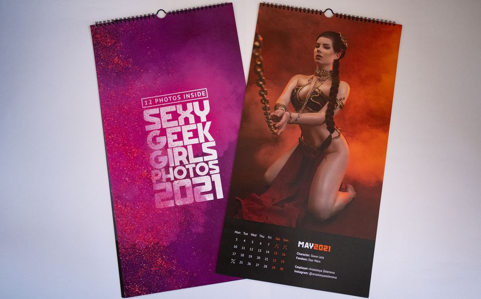 Календарь Sexy Geek Girls Photos 2021, 12 фото изображение 4