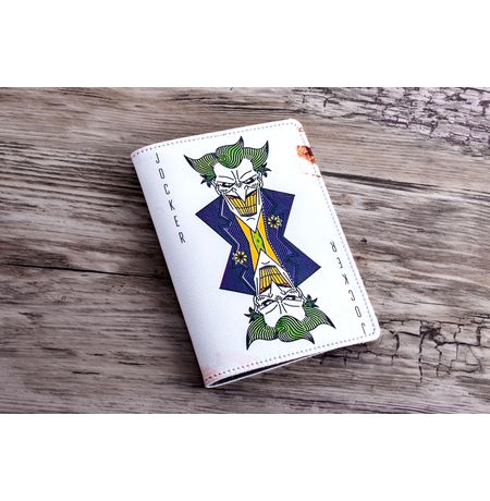 Обложка на паспорт Джокер, игральная карта