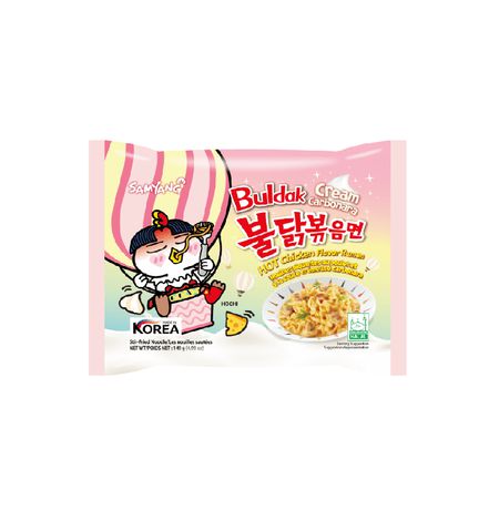 Лапша Samyang острая со вкусом курицы и крема карбонара