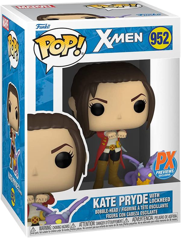 Фигурка Funko POP! Люди Икс - Китти Прайд и Локхид Эксклюзив PX Previews - Kate Pryde with Lockheed изображение 2