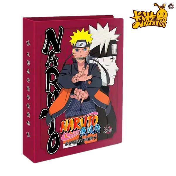 Альбом для коллекционных карточек Наруто (Naruto), красный, биндер - 180 слотов