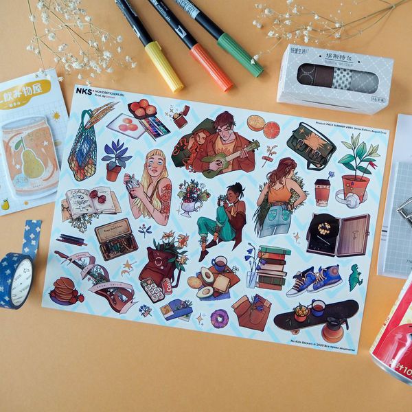 Набор стикеров Летний вайб