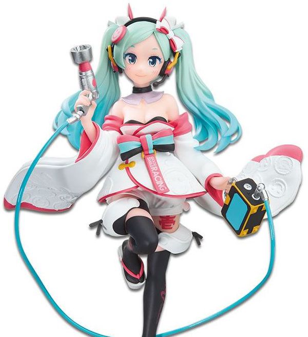 Фигурка Хатсуне Мику в кимоно (Hatsune Miku Espresto Racing Miku 2020) 20 см изображение 5