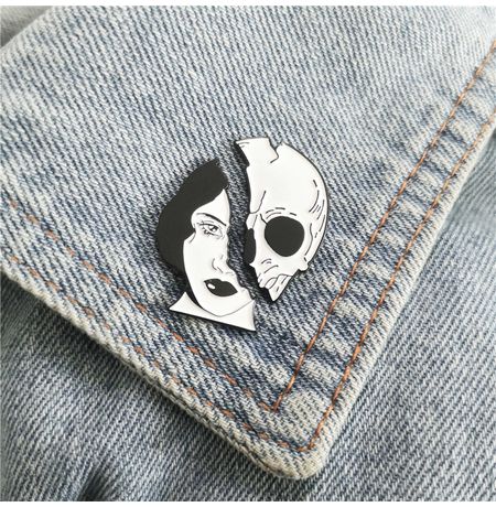 Значки Девушка Череп изображение 3