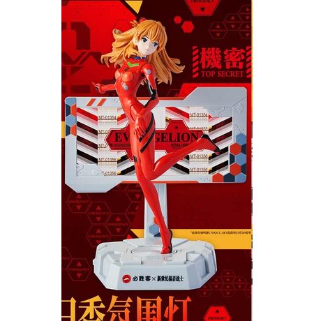 Фигурка Евангелион - Аска с экраном (Pizza Hut x EVANGELION) 20 см лицензия