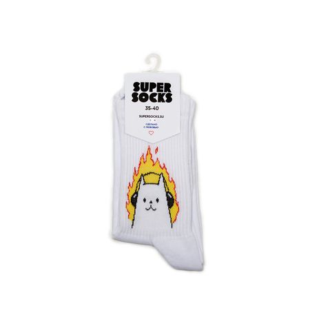 Носки SUPER SOCKS Кот в наушниках