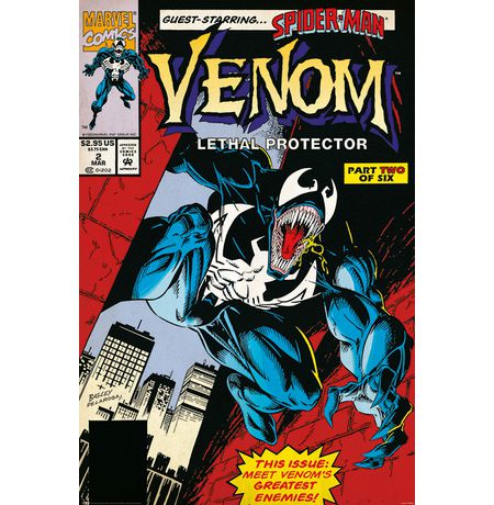 Постер Веном ретро (Venom)