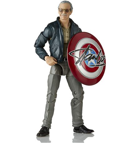 Фигурка Стэн Ли со щитом Marvel Legends (Stan Lee with Shield) 16 см изображение 2