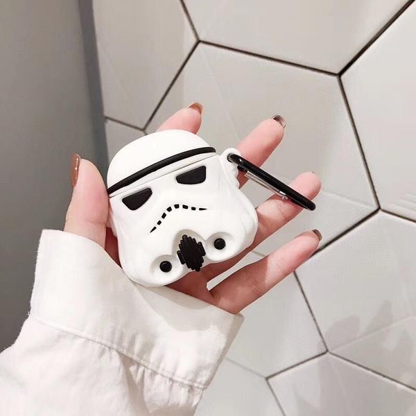 Чехол для Airpods Звездные Войны - Штурмовик (Star Wars Stormtrooper)