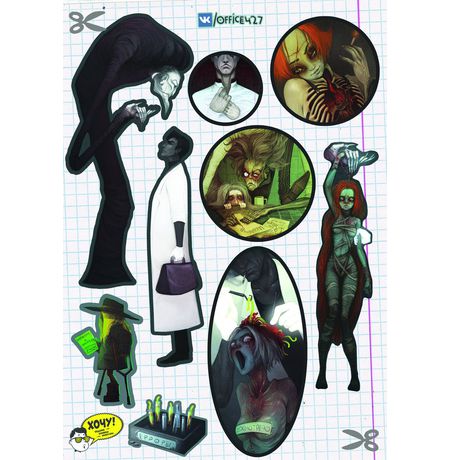 Набор наклеек А. Мель #8 