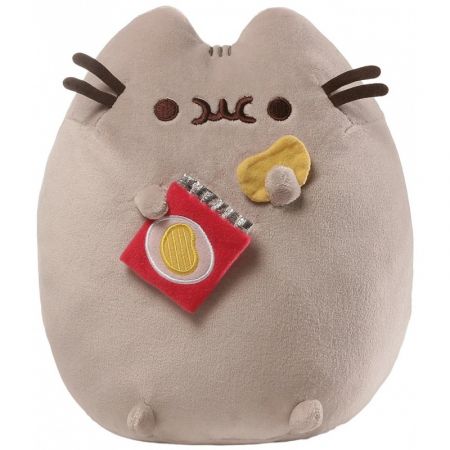 Мягкая игрушка Пушин с чипсами (Pusheen)