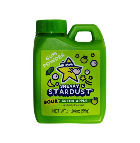 Жевательная резинка Sneaky Stardust sour, яблоко (порошок)