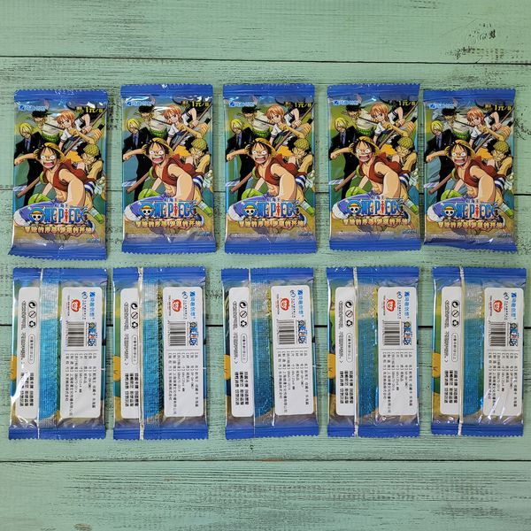 Коллекционные карточки One Piece Тир №1 Набор из 10 бустеров (Большой Куш) изображение 3