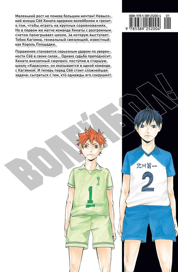 Волейбол! Том 1. Хината и Кагэяма. Вид с высоты изображение 2