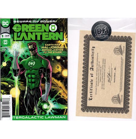 The Green Lantern #1 с автографом Liam Sharp