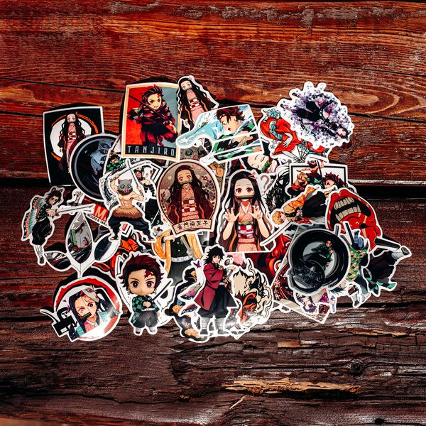 Стикеры Клинок рассекающий демонов (Demon Slayer) 50 шт изображение 4