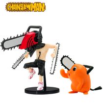Набор фигурок Человек-Бензопила и Почита (Denji Chainsaw Man) 23-8 см