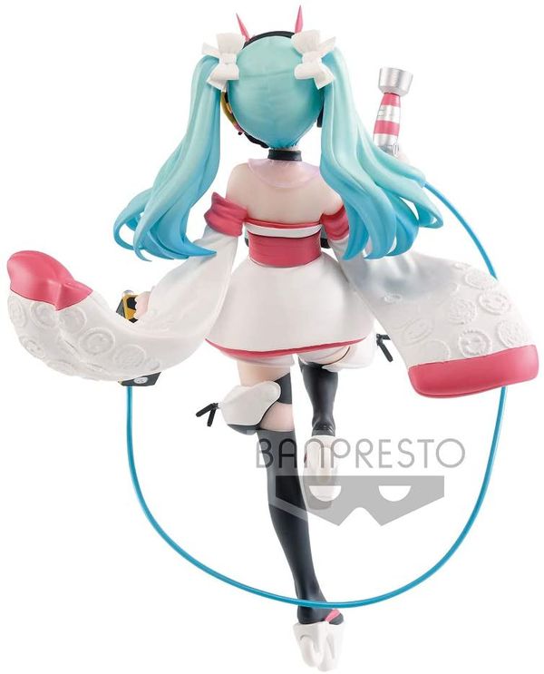 Фигурка Хатсуне Мику в кимоно (Hatsune Miku Espresto Racing Miku 2020) 20 см изображение 4