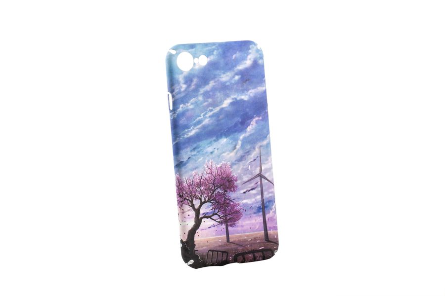 Чехол для iPhone 6 Небо, дерево и ветряные мельницы