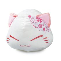 Подушка Котик Бело-розовый