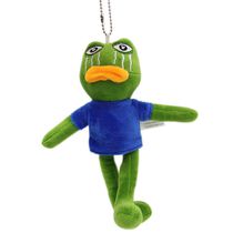 Мягкая игрушка-брелок Лягушонок Пепе 18 см
