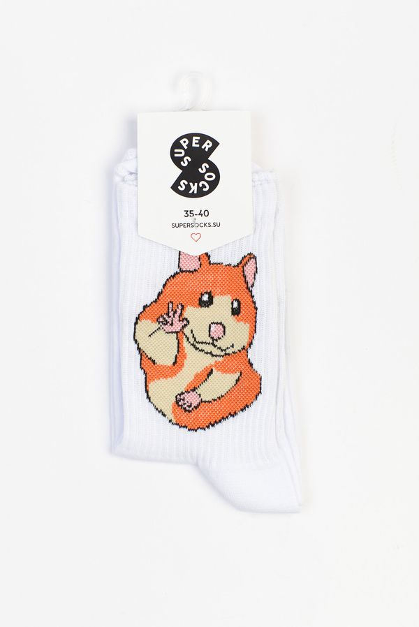 Носки SUPER SOCKS Хомячок (размер 35-40)