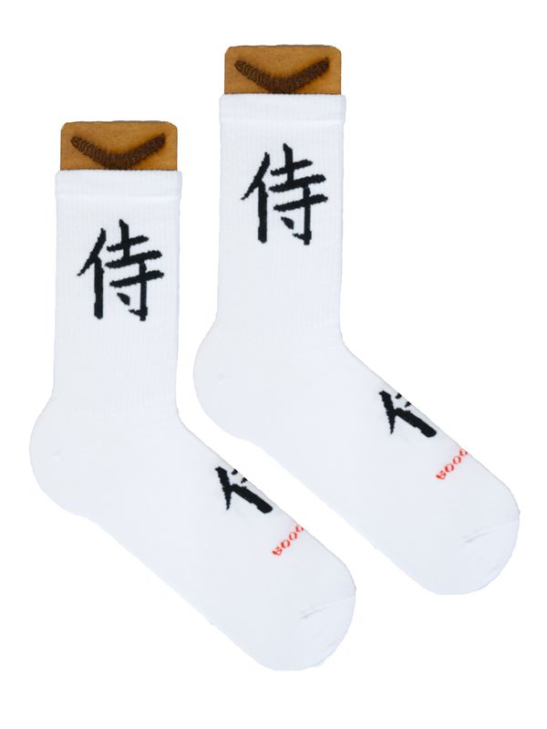 Носки Самурай (размер 34-39), белые, BOOOMERANGS изображение 2