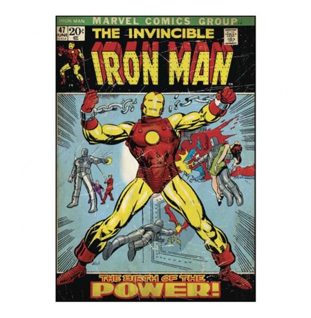 Металлическая табличка Железный человек (Iron man)