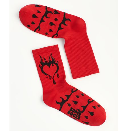 Носки SUPER SOCKS Diablo Heart (размер 35-40)