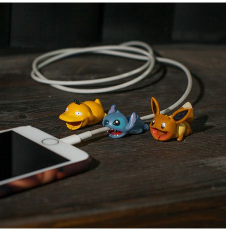 Протектор для кабеля Покемон Псайдак (Pokemon Psyduck) изображение 2