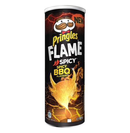 Чипсы Pringles Flame Spicy BBQ (острый соус барбекю)